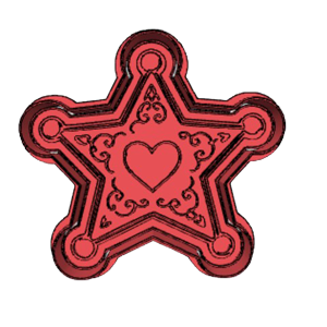 Western Sheriff Star Cookie Cutter