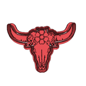Western Longhorn Skull Cookie Cutter