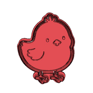 Easter Chick Cookie Cutter