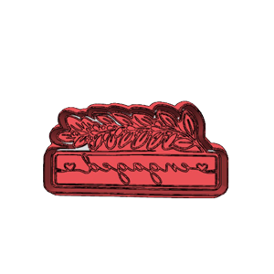 Engaged Plaque Cookie Cutter