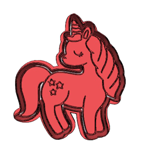 Fairytale Unicorn Cookie Cutter