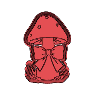 Fairytale Mushroom Gnome Cookie Cutter