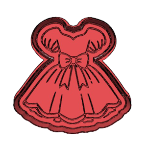 Fairytale Princess Dress Cookie Cutter