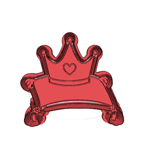 Fairytale Magic Crown Cookie Cutter