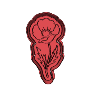Rose Flower Cookie Cutter