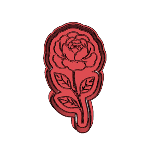 Rose Flower Cookie Cutter