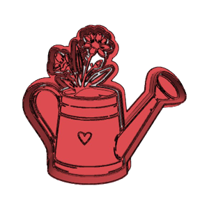 Gardening Watering Can Cookie Cutter