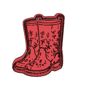 Gardening Boots Cookie Cutter