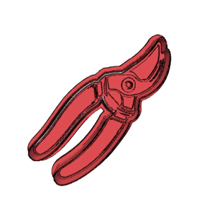 Gardening Pruning Shears Cookie Cutter