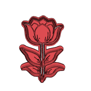 Tulip Flower Cookie Cutter