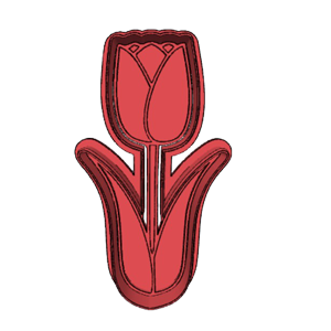 Tulip Flower Cookie Cutter