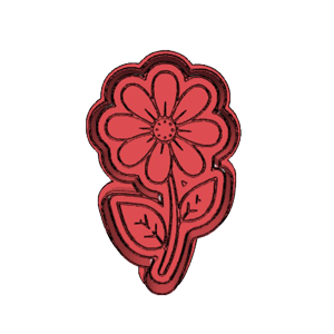Daisy & Leaves Cookie Cutter