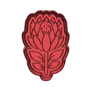 Protea Flower Cookie Cutter