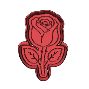 Rose Flower Cookie Cutter