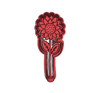 Carnation Flower Cookie Cutter