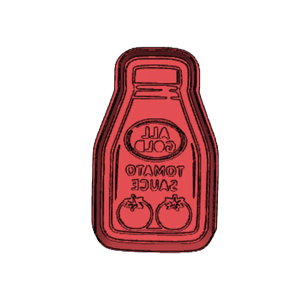 Ketchup Bottle Cookie Cutter