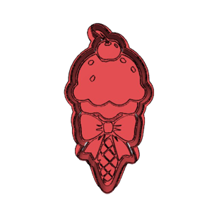 Ice Cream Cone Cookie Cutter