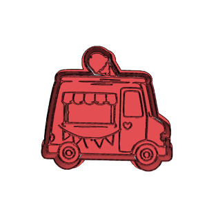 Ice Cream Truck Cookie Cutter