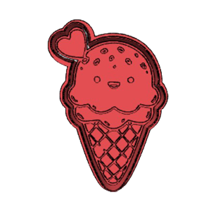 Ice Cream Cone Cookie Cutter