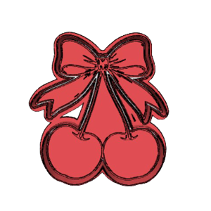 Cherries with Bow Cookie Cutter