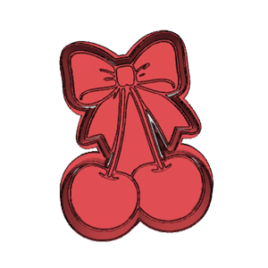 Cherries with Bow Cookie Cutter