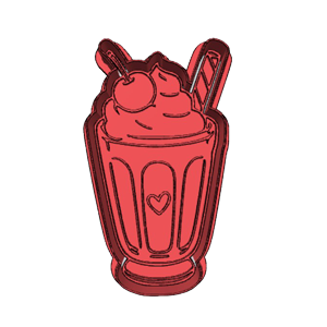 Milkshake Cookie Cutter