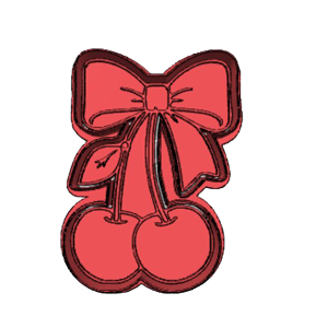 Cherries with Bow Cookie Cutter