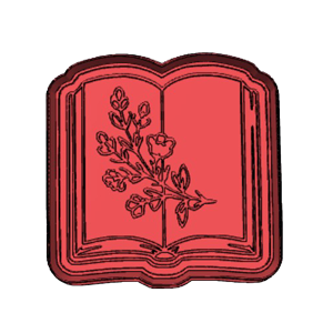Forestcore Botanical Book Cookie Cutter