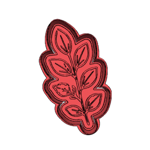 Forestcore Botanical Leaf Cookie Cutter