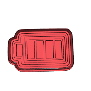 Full Battery Cookie Cutter