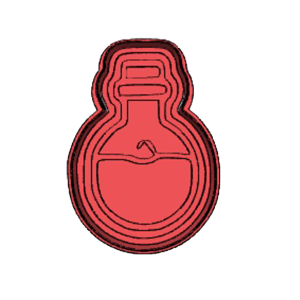 XP Potion Cookie Cutter