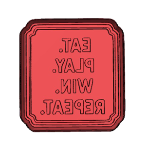 Eat Play Win Repeat Cookie Cutter