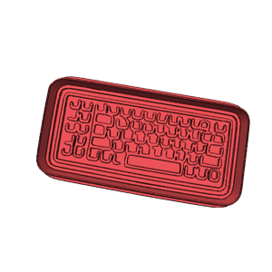 Keyboard Cookie Cutter