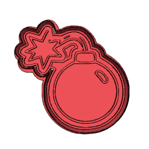 Bomb Cookie Cutter