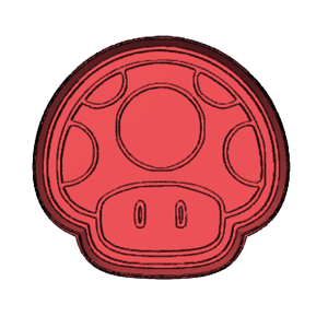 1 Up Mushroom Cookie Cutter