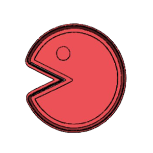 Pacman Cookie Cutter