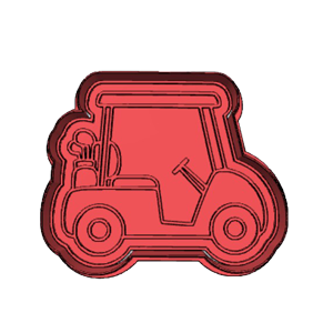 Golf Cart Cookie Cutter