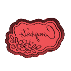 Graduation “Congrats” Floral Cookie Cutter