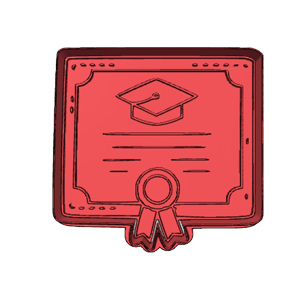 Graduation Diploma Cookie Cutter