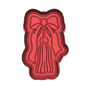 Graduation Bow & Diploma Cookie Cutter