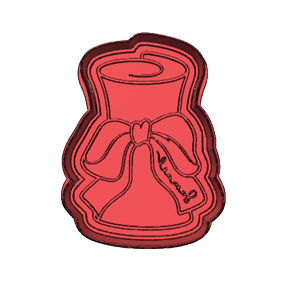 Graduation Diploma & Bow Cookie Cutter