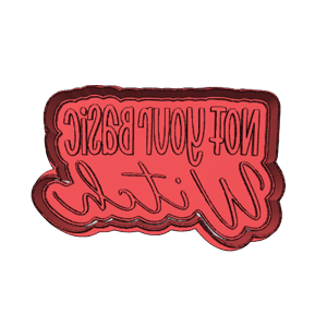 Halloween “Not Your Basic Witch” Cookie Cutter