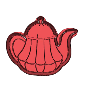 High Tea Classic Teapot Cookie Cutter