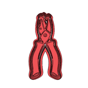 Knitting Needles & Yarn Cookie Cutter