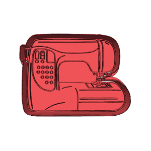 Sewing Machine Cookie Cutter