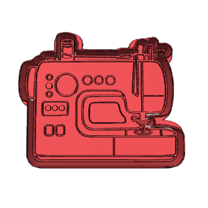 Sewing Machine Cookie Cutter