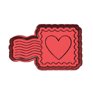 Home Heart & Mail Cookie Cutter