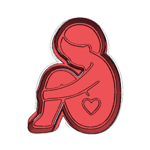 Infertility Awareness Pregnant Woman Cookie Cutter