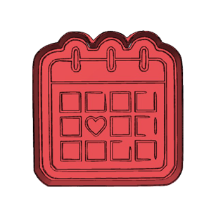 Infertility Awareness Calendar Cookie Cutter