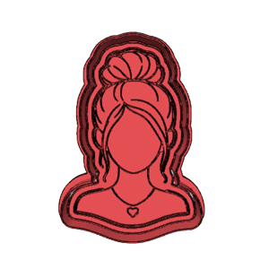 Mother’s Day Woman Portrait Cookie Cutter